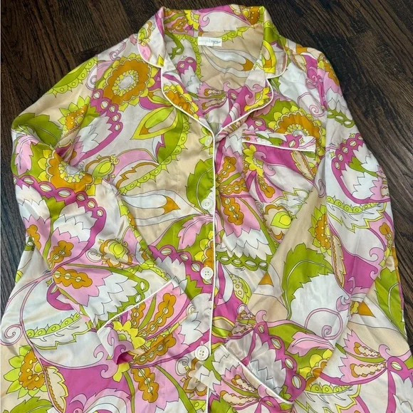 Bedhead Pajamas X Trina Turk Floral-print Silk
Pajama Set In Popart Floral - Picture 2 of 9